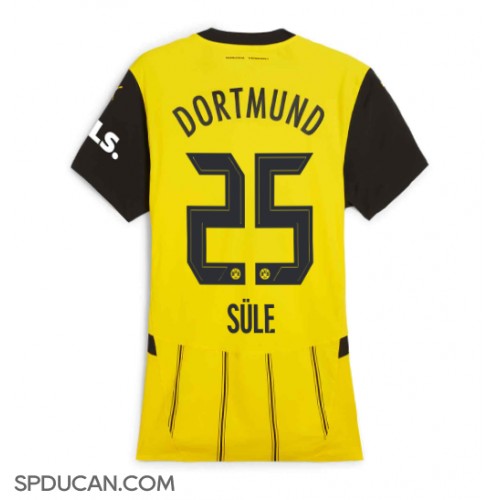 Zenski Nogometni Dres Borussia Dortmund Niklas Sule #25 Domaci 2024-25 Kratak Rukav